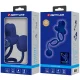  REMINGTON DOBLE ANILLO VIBRADOR CON PLUG AZUL - PRETTY LOVE 