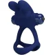  FRANCISCO DOBLE ANILLO VIBRADOR RABBIT AZUL - PRETTY LOVE 