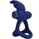  LUCHITO DOBLE ANILLO VIBRADOR RABBIT AZUL - PRETTY LOVE 