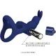  LUCHITO DOBLE ANILLO VIBRADOR RABBIT AZUL - PRETTY LOVE 