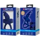  LUCHITO DOBLE ANILLO VIBRADOR RABBIT AZUL - PRETTY LOVE 