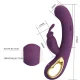  LIAM VIBRADOR RABBIT & ESTIMULADOR PUNTO G MORADO - PRETTY LOVE 