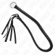  LÁTIGO DE SERPIENTE CON ANILLO DE MANO NEGRO 65 CM - KINK 