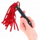  LÁTIGO MINI PIEL DE ANTE ROJO 30 CM - KINK 