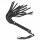  LÁTIGO MINI PIEL DE ANTE NEGRO 30 CM - KINK 