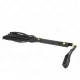  LÁTIGO MINI PIEL DE ANTE NEGRO 30 CM - KINK 
