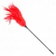  PLUMAS MÚLTIPLES PARA COSQUILLAS ROJO 45 CM - KINK 
