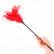  PLUMAS MÚLTIPLES PARA COSQUILLAS ROJO 45 CM - KINK 