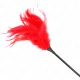  PLUMAS MÚLTIPLES PARA COSQUILLAS ROJO 45 CM - KINK 