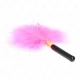  PLUMAS PARA COSQUILLAS METAL DORADO FUCSIA 18 CM - KINK 