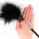  PLUMAS PARA COSQUILLAS CON MANGO DE DIAMANTES DE IMITACIÓN 50 CM - KINK 