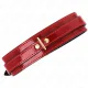  COLLAR AJUSTABLE ROJO VINO DETALLES DORADOS 2942.5 CM X 4 CM - KINK 
