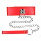  COLLAR CON CORREA 65 CM ANCHO ROJO AJUSTABLE 33.541 CM X 5 CM - KINK 