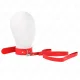  COLLAR CON CORREA 116 CM FINO ROJO AJUSTABLE 3250 CM X 8 CM - KINK 