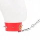  COLLAR CON CORREA 65 CM CUELLO DE DIAMANTES ROJO AJUSTABLE 3551 CM X 7 CM - KINK 