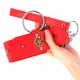  COLLAR CON CORREA 65 CM CUELLO DE DIAMANTES ROJO AJUSTABLE 3551 CM X 7 CM - KINK 