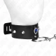  COLLAR CON CORREA 65 CM CON DIAMANTES AZULES AJUSTABLE 3643 CM X 5 CM - KINK 