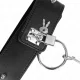  COLLAR CON CORREA 65 CM CON TACHUELAS PLATEADAS MODELO 2 AJUSTABLE 3643 CM X 5 CM - KINK 