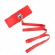  COLLAR CON CORREA 116 CM CON TACHUELAS PLATEADAS MODELO 4 ROJO AJUSTABLE 4048 CM X 6 CM - KINK 