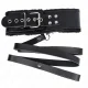  COLLAR CON CORREA 116 CM DE PIEL NEGRO AJUSTABLE 4048 CM X 6 CM - KINK 
