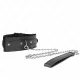  COLLAR CON CORREA 65 CM CON RESTRICCIONES NEGRO AJUSTABLE 3642 CM X 5.5 CM - KINK 