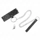  COLLAR CON CORREA 65 CM CON TACHUELAS PLATEADAS MODELO 5 AJUSTABLE 3643 CM X 5 CM - KINK 