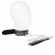 COLLAR CON CORREA 65 CM REMACHE ANILLA NEGRO AJUSTABLE 3650 CM X 3.8 CM - KINK 