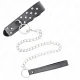  COLLAR CON CORREA 65 CM REMACHE ANILLA NEGRO AJUSTABLE 3650 CM X 3.8 CM - KINK 