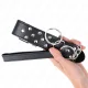  COLLAR CON CORREA 65 CM REMACHE ANILLA NEGRO AJUSTABLE 3650 CM X 3.8 CM - KINK 