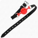  MORDAZA 55 x 2 CM DE BOLA 4 CM DE SILICONA COMPLETA TALLA S ROJO AJUSTABLE 3551 CM - KINK 