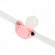  MORDAZA FORMA CHUPETE 5.5 x 4 CM ROSA AJUSTABLE 4360 CM - KINK 