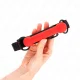  MORDAZA FORMA DE HUESO CON CORREA POLIPIEL ROJO AJUSTABLE 4157 CM - KINK 