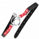  MORDAZA CON MÚLTIPLES JUNTAS TÓRICAS 4 / 4.8 CM ROJO AJUSTABLE 38 X 56 CM - KINK 