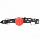  MORDAZA DE BOLA 4 CM TPE ROJO 60 x 2 CM - KINK 