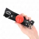  MORDAZA DE BOLA 4 CM TPE ROJO 60 x 2 CM - KINK 