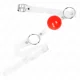  MORDAZA DE BOLA ROJA DE PVC TRANSPARENTE AJUSTABLE - KINK 
