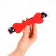  MORDAZA DE HUESO 12 CM ROJO 63 x 2 CM - KINK 