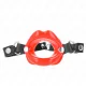  MORDAZA LABIAL 8 CM CON CORREA DE POLIPIEL ROJO 63 x 2 CM AJUSTABLE 3958 CM - KINK 