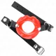  MORDAZA LABIAL 8 CM CON CORREA DE POLIPIEL ROJO 63 x 2 CM AJUSTABLE 3958 CM - KINK 