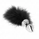  PLUG ANAL 11 x 7 CM ACERO INOXIDABLE CON PLUMA 11 CM - KINK 
