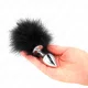  PLUG ANAL 11 x 7 CM ACERO INOXIDABLE CON PLUMA 11 CM - KINK 