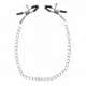  PINZAS PARA PEZONES CON CADENA FINA 30 CM - KINK 