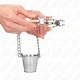  PINZAS PARA PEZONES CON CUBO PLATEADO - KINK 