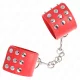  MUÑEQUERAS CON CIERRE A PRESIÓN AJUSTABLE ROJO 1924 CM X 5.5 CM - KINK 