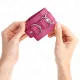  MUÑEQUERAS CON 3 ANILLAS EN D AJUSTABLE ROSA 17.525 CM X 6 CM - KINK 