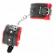  MUÑEQUERAS FORRADAS PREMIUM ROJO CON CORREA NEGRO AJUSTABLE 1729 CM X 6 CM - KINK 