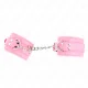  MUÑEQUERAS FORRADAS ROSA CON CORREA ROSA AJUSTABLE 2029 CM X 5.5 CM - KINK 