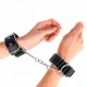  MUÑEQUERAS FINAS EN FORMA DE BISAGRA NEGRO AJUSTABLE 1622 CM X 3.5 CM - KINK 
