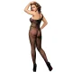 BODYSTOCKING DE REJILLA DE UN HOMBRO CON DIAMANTES NEGRO TALLA ÚNICA - SUBBLIME  952037