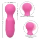  FIRST TIME MASAJEADOR RECARGABLE 10 VIBRACIONES ROSA - CALEXOTICS 
